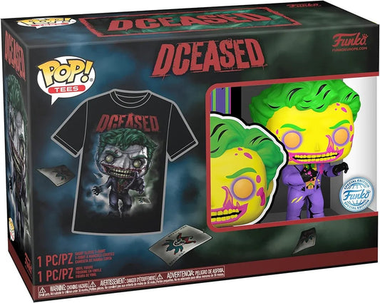 Funko POP! and Tee: DC Joker 4.15-in Vinyl Figure and Unisex T-Shirt Special Edition
